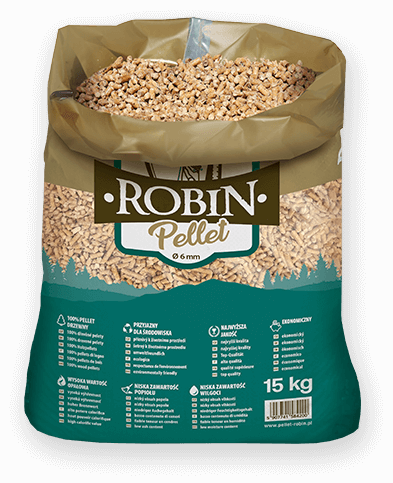 worek pelletu opałowego Robin do kupienia w Otmuchowie lub sklepie internetowym
